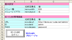 ECCUBEログイン操作画面1