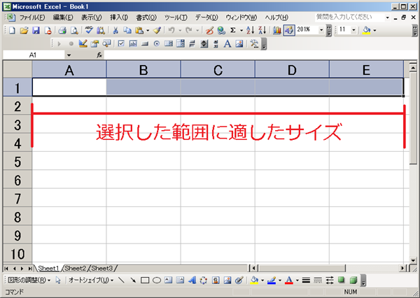 zoomプロパティTrue表示